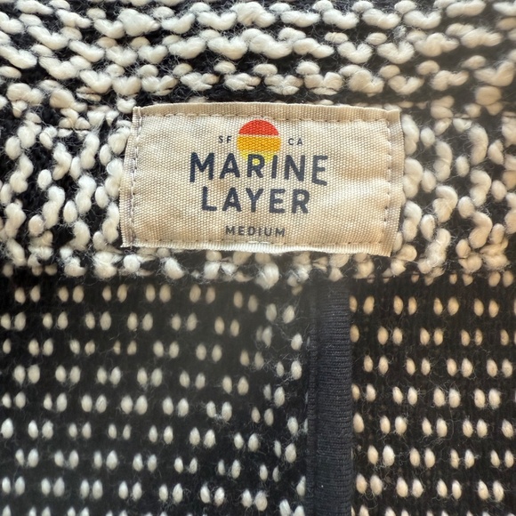 Marine Layer Birdseye Boucle Cardigan - Picture 2 of 2